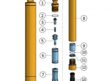 Пневмоударник высокого давления K4 (COP44), D99.5