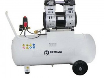 Передвижной безмасляный поршневой компрессор с электроприводом Remeza СБ4/С-50 OLD20